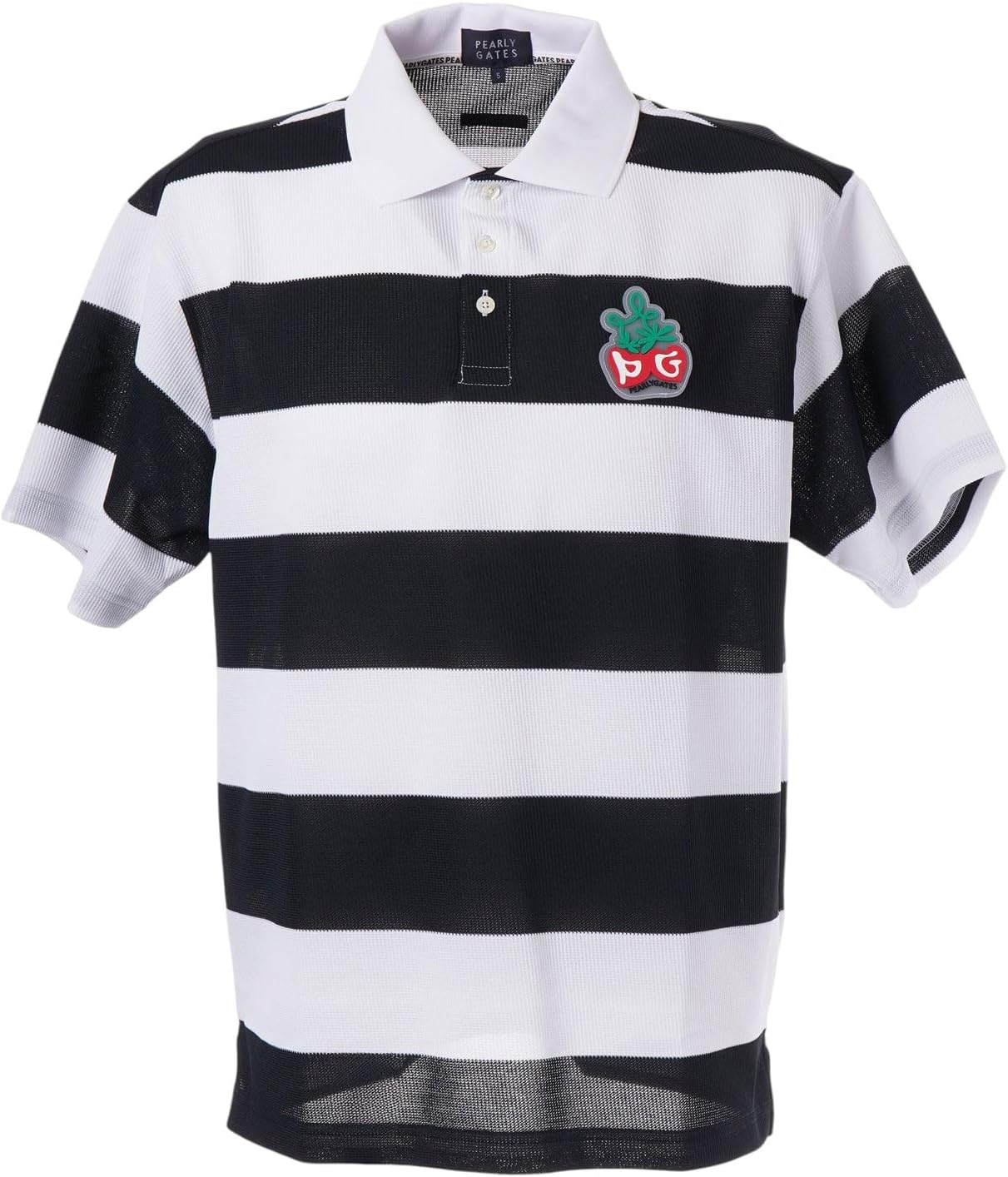 

Мужская поло-рубашка с коротким рукавом Parly Gates 053-5160509 (с возможностью замены окантовки) / для гольфа Pearly Gates, темно-синий/белый