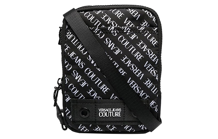 

VERSACE JEANS COUTURE Черная мужская сумка через плечо