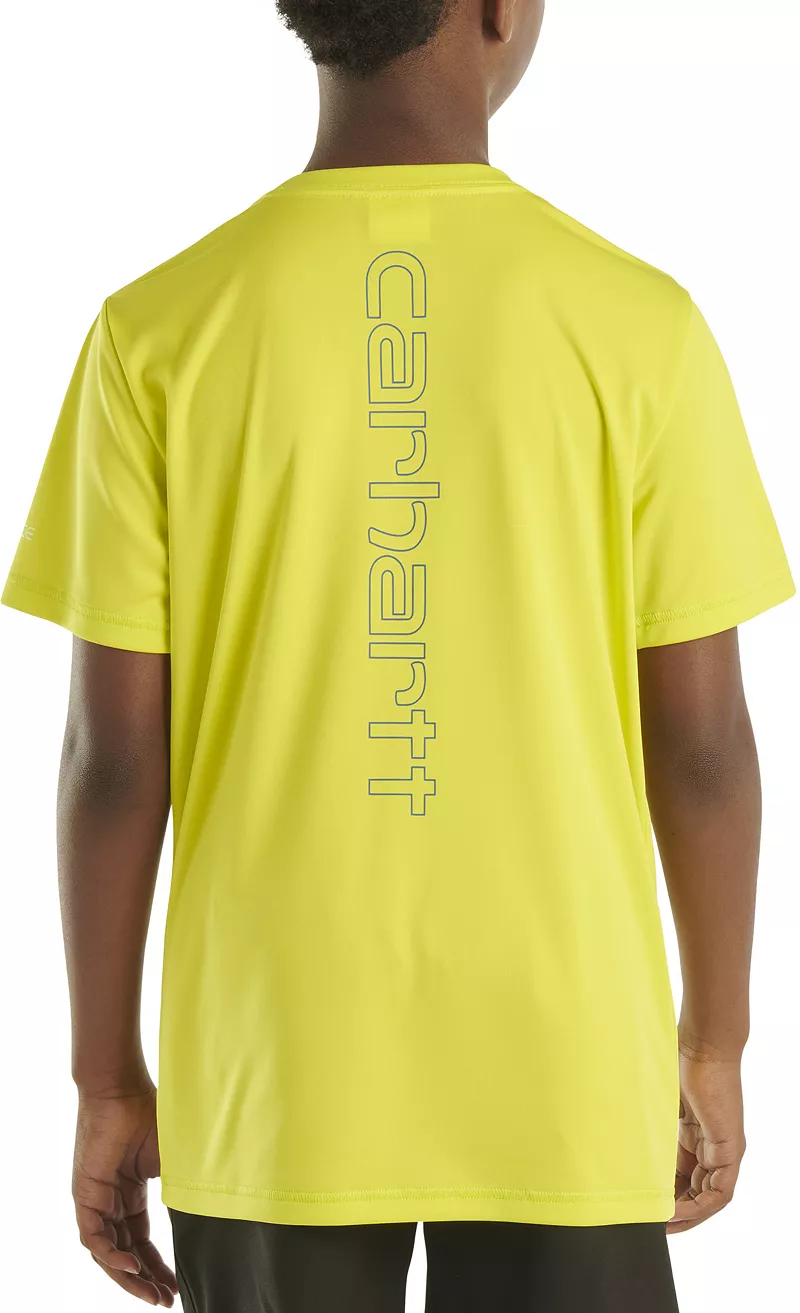 

Футболка Carhartt Force Sun Defender для мальчиков, цвет EVENING PRIMROSE