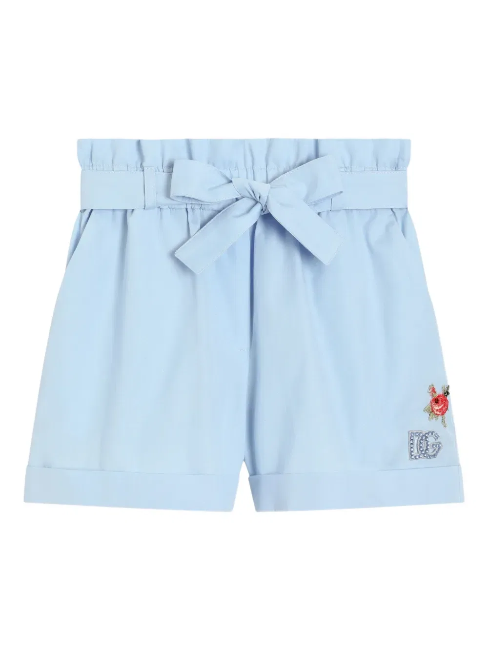 Шорты с поясом Dolce & Gabbana Kids, синий