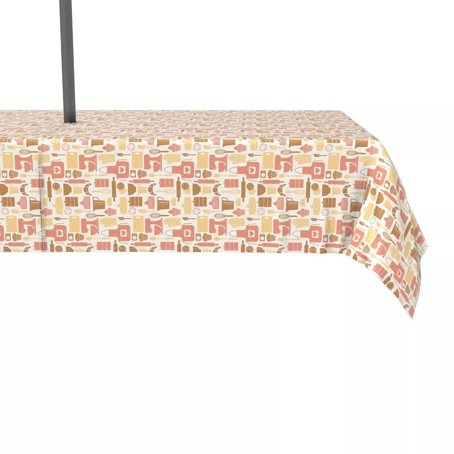 

Водоотталкивающее покрытие, для улицы, 100 % полиэстер, 60x104 дюйма, Baking Icons