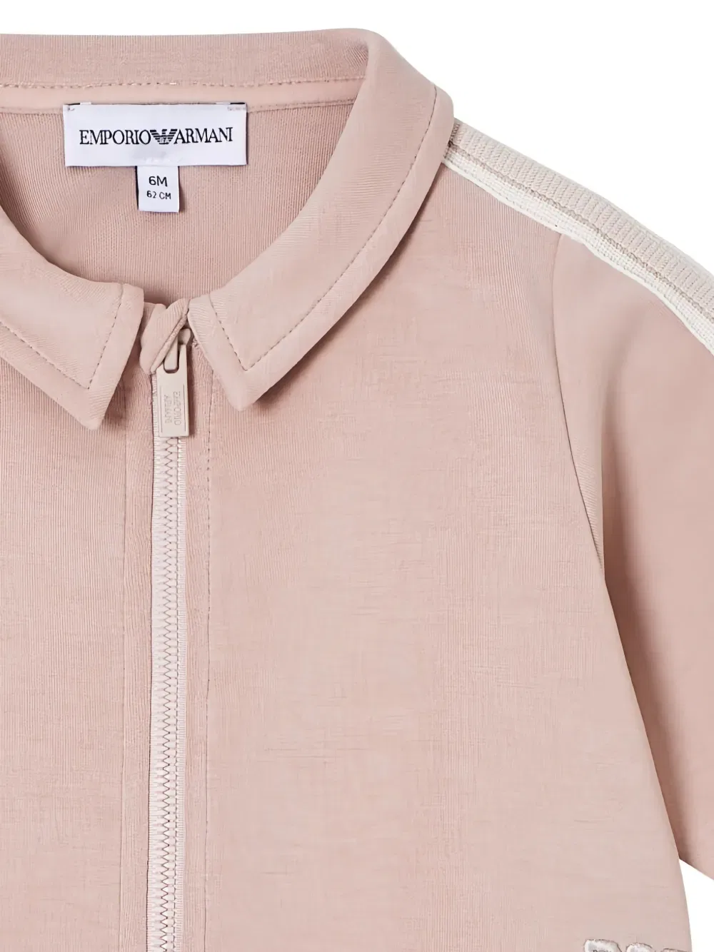 Толстовка на молнии Emporio Armani Kids, розовый — фото 3