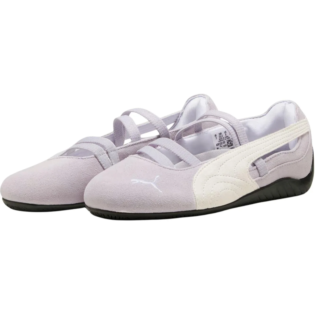 PUMA Speedcat Low top детские кроссовки для тренировок фиолетовые белые унисекс — фото 4