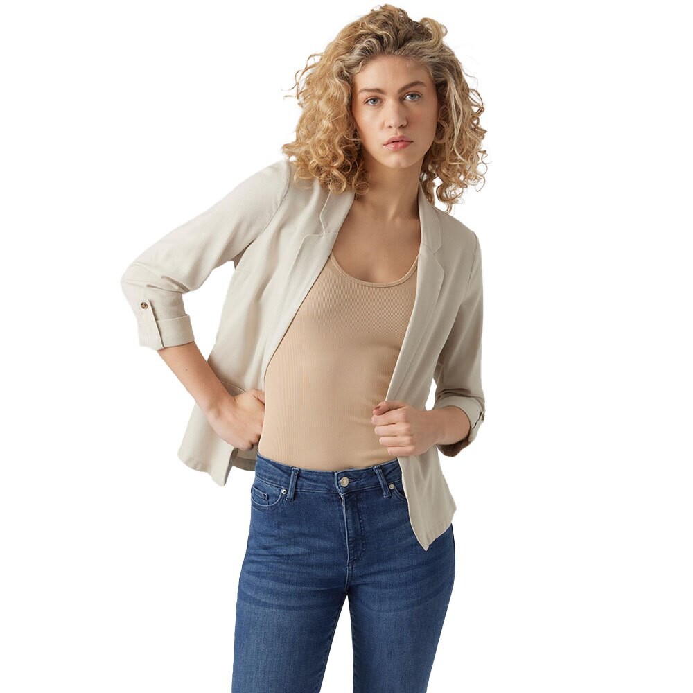 

Блейзер Vero Moda Jesmilo Loose, бежевый
