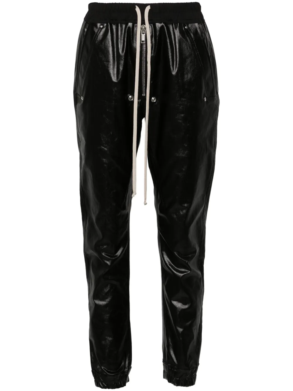 

Зауженные брюки с кулиской Rick Owens, черный