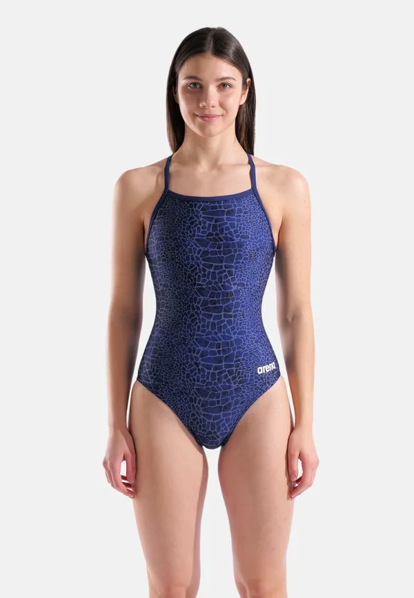 

Купальник с откидной спинкой и принтом под змеиную кожу Arena, Navy Team Navy, Синий, Купальник с откидной спинкой и принтом под змеиную кожу Arena, Navy Team Navy