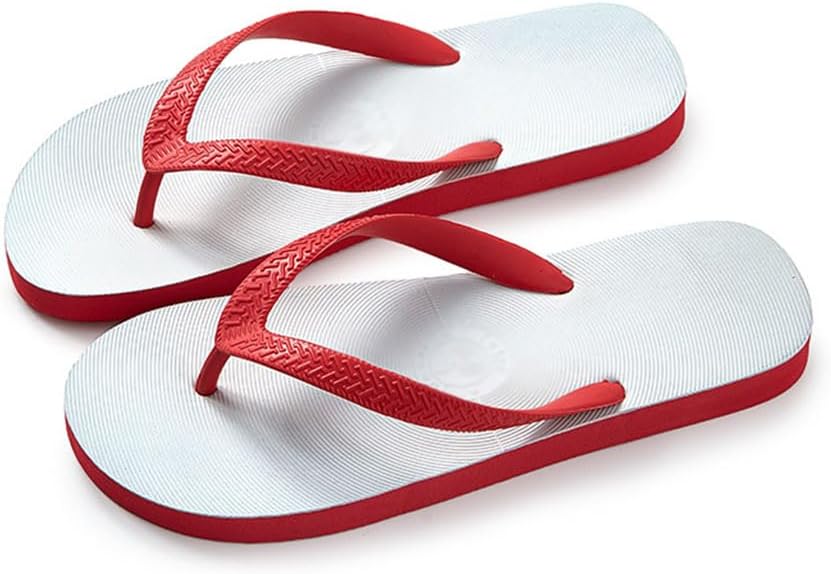 

Мужские шлепанцы BYDZKJ, летние антискользящие сандалии. Мягкая и удобная подошва, мягкий пластиковый дизайн верхней части обуви, износостойкая резина, для использования дома и на пляже, красный