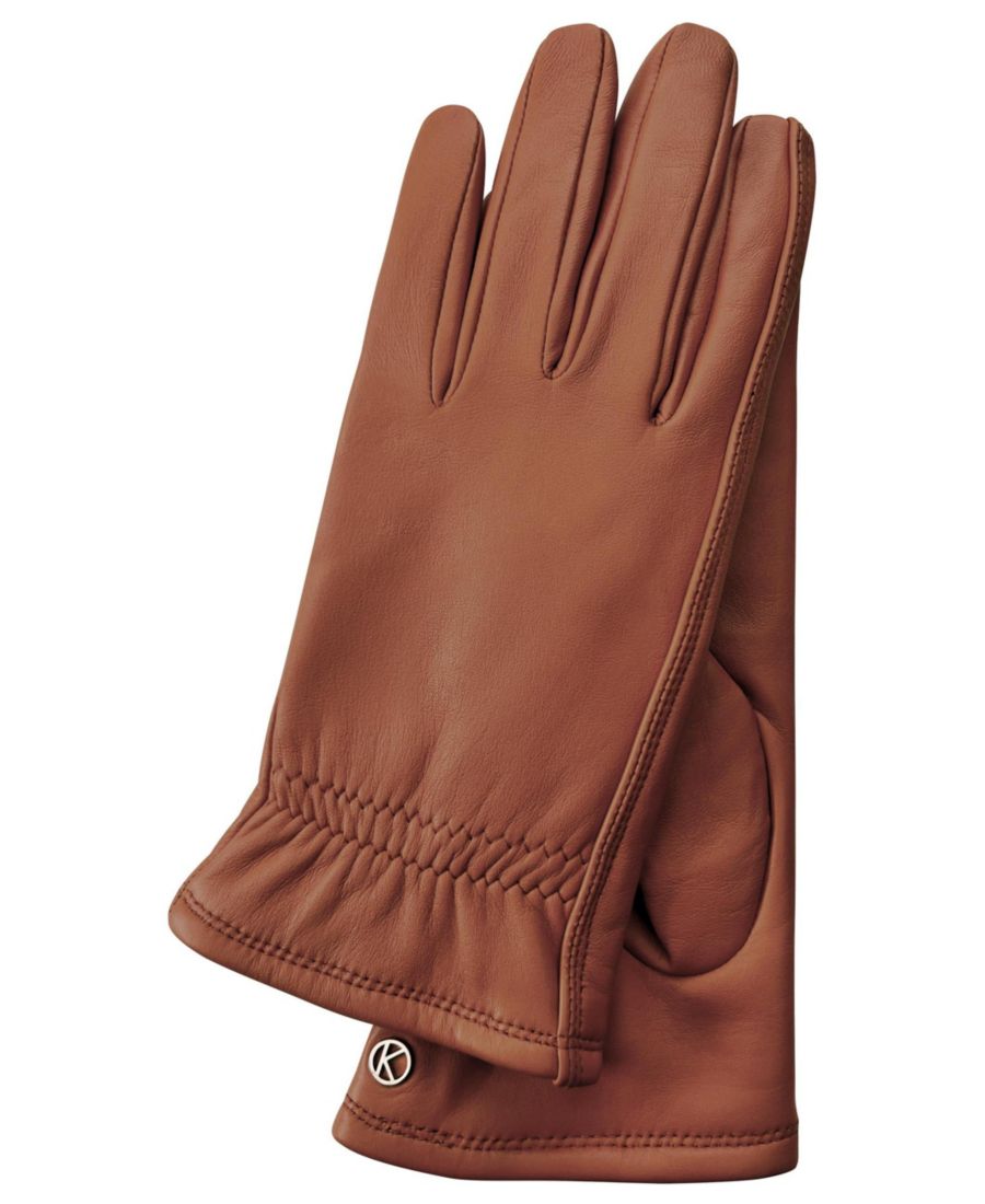 

Женские сенсорные перчатки из высококачественной овечьей кожи "SADIE" KESSLER, Medium brown