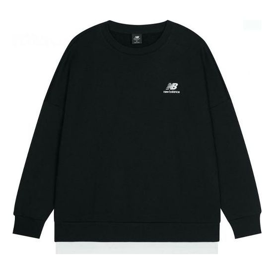 

Толстовка New Balance Alphabet Logo Round Neck Long Sleeves Black, черный