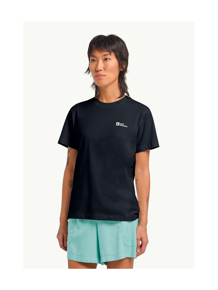 

Футболка синего цвета Jack Wolfskin