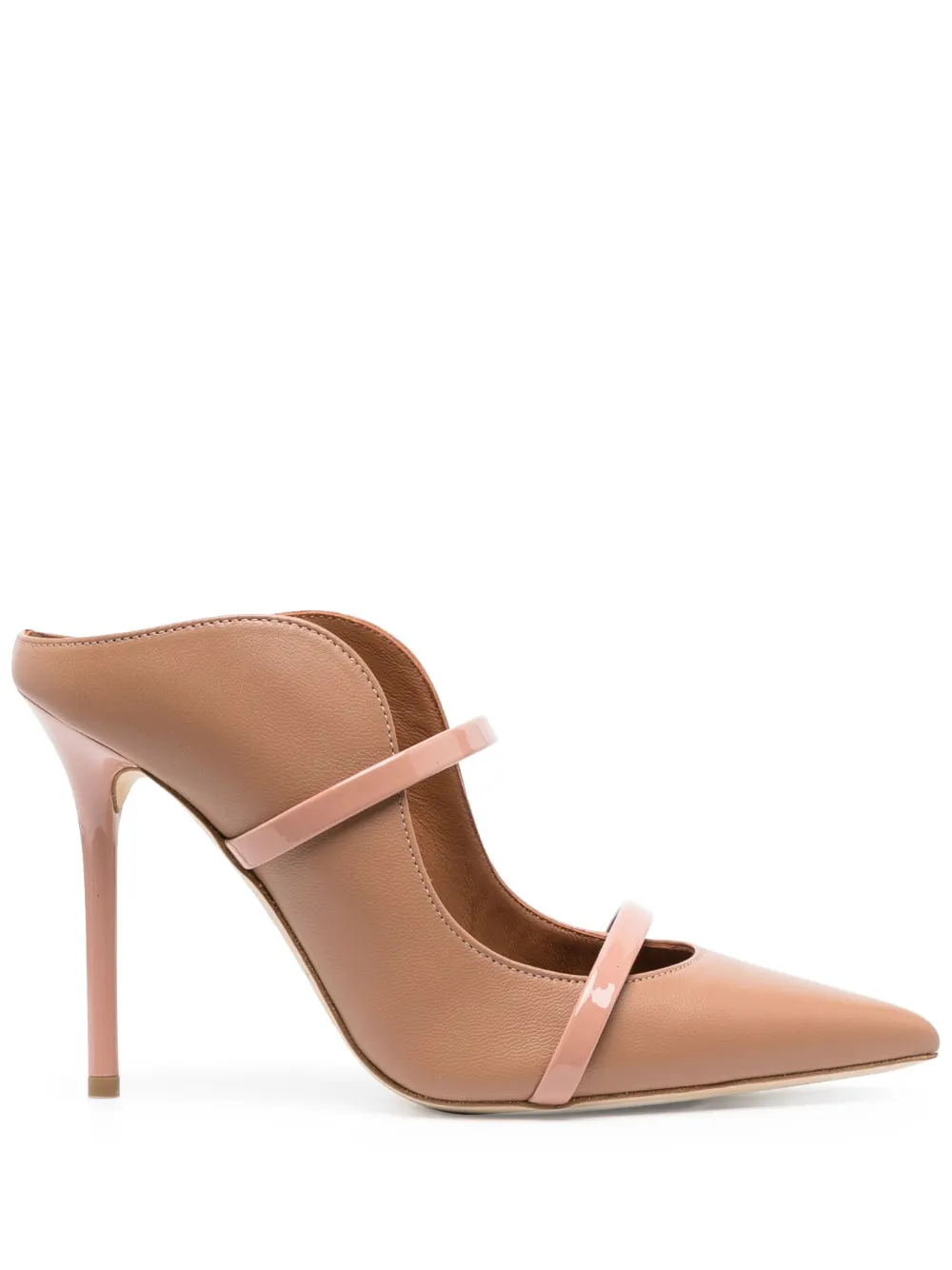 Мюли Maureen 100 с заостренным носком Malone Souliers, нейтральный
