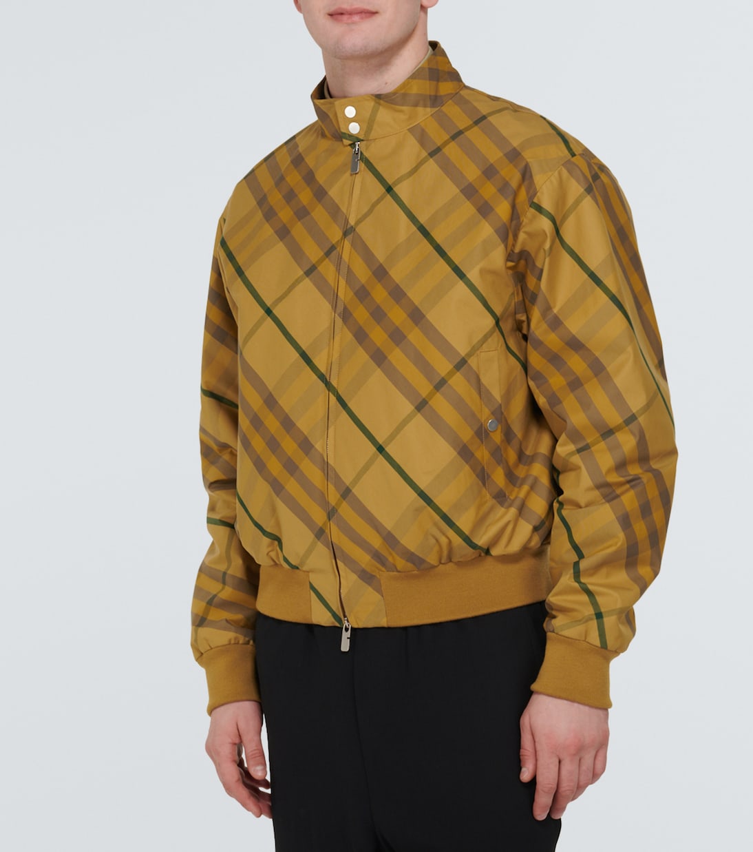 Куртка-бомбер Burberry Check из хлопкового твила, Cedar Ip Check — фото 3