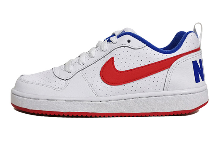Кроссовки Nike Court Borough Low White Blue Red GS