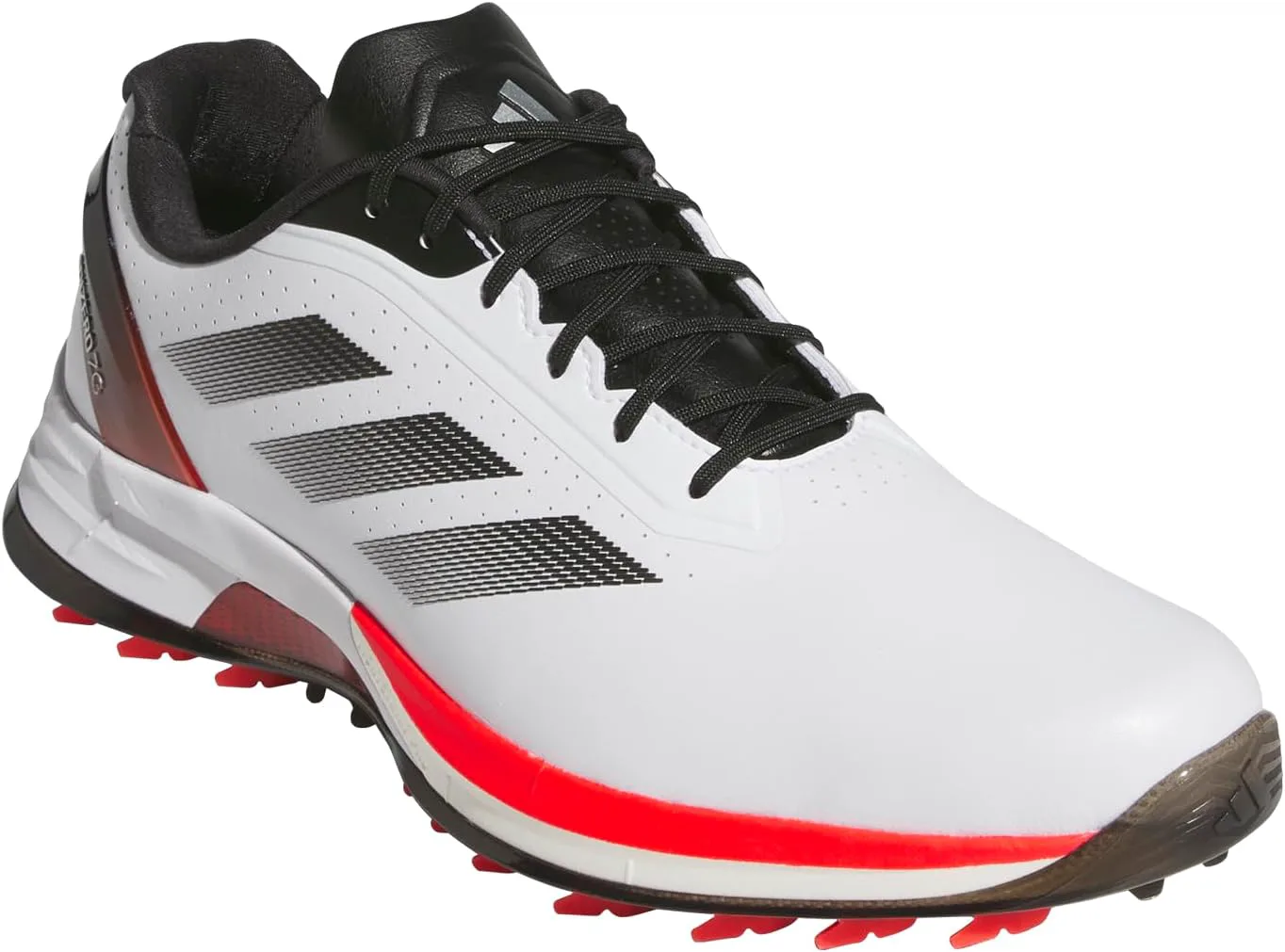 Мужские гольф-кроссовки Adidas Adizero ZG без шипов, белый/красный/черный — фото 4