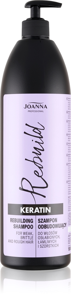 

Профессиональный кератиновый шампунь с кератином для сухих и ломких волос Joanna, 1000 мл