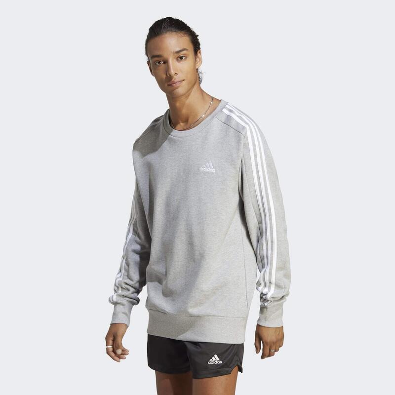 

Толстовка Essentials из френч-терри с 3 полосками ADIDAS, цвет gris