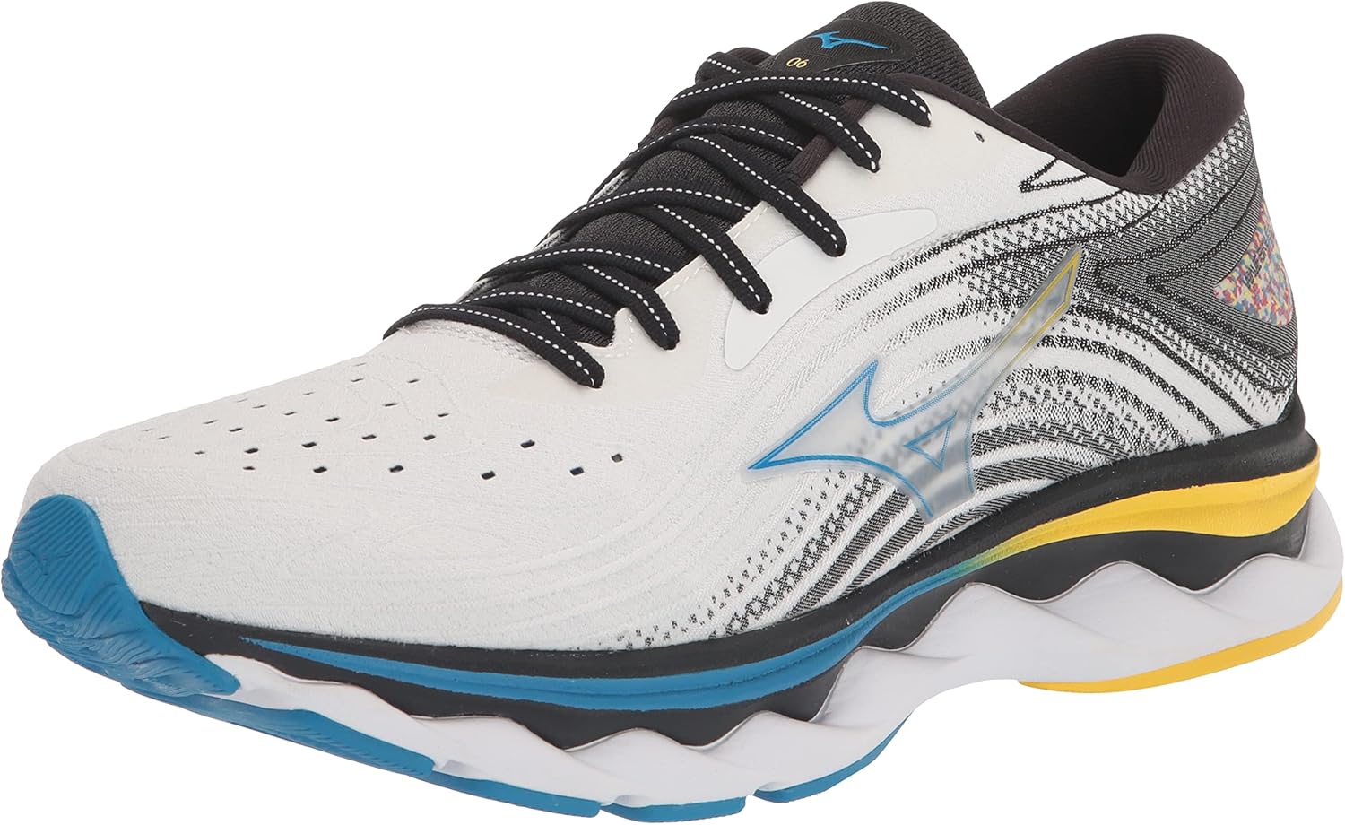 

Мужские кроссовки Mizuno Wave Sky 6, белый/желтый