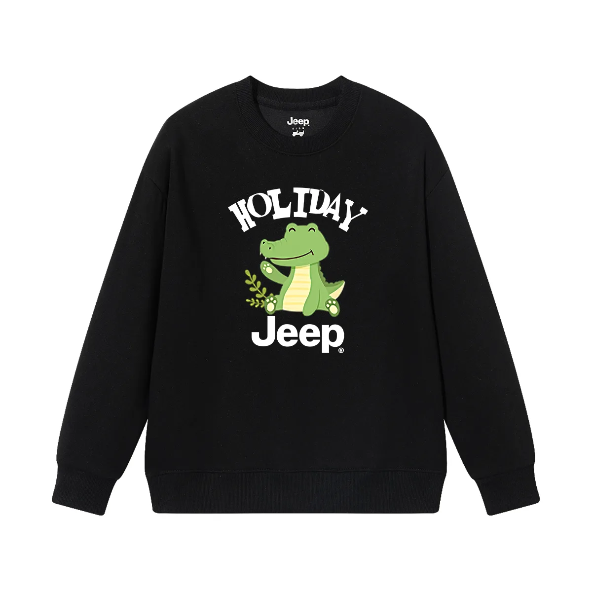 Толстовка с круглым вырезом для школьников Jeep, Coffee[Fleece-Lined] — фото 3