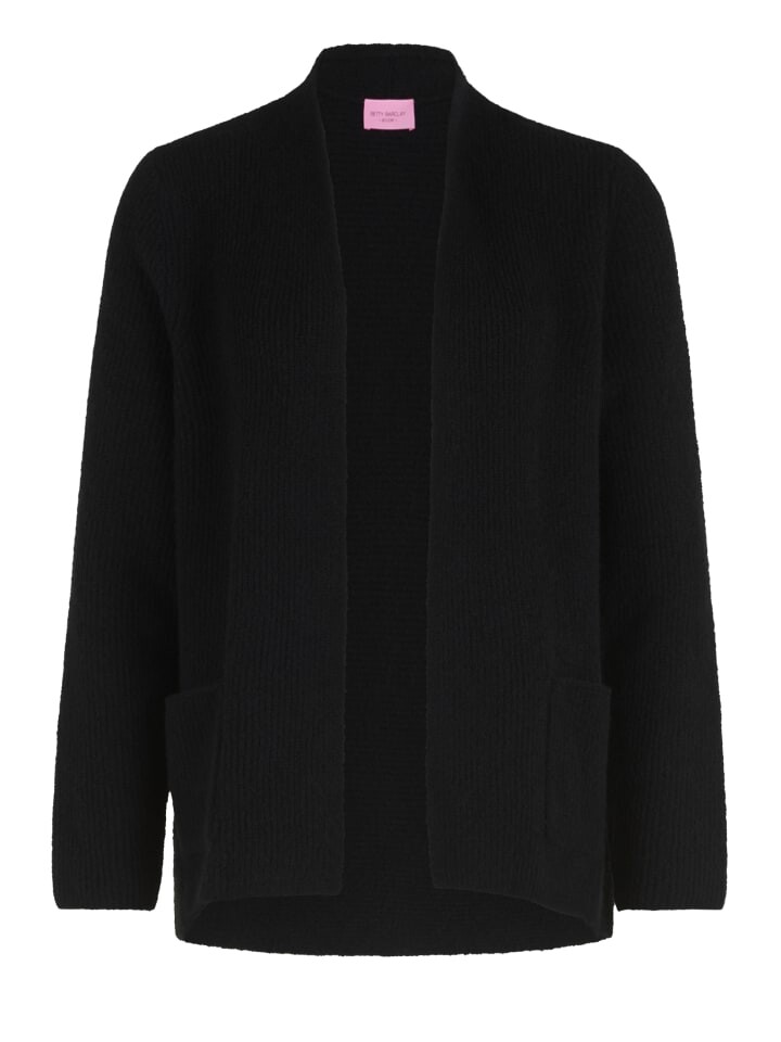 

Кардиган Betty Barclay Strick-Cardigan mit Strickdetails, черный