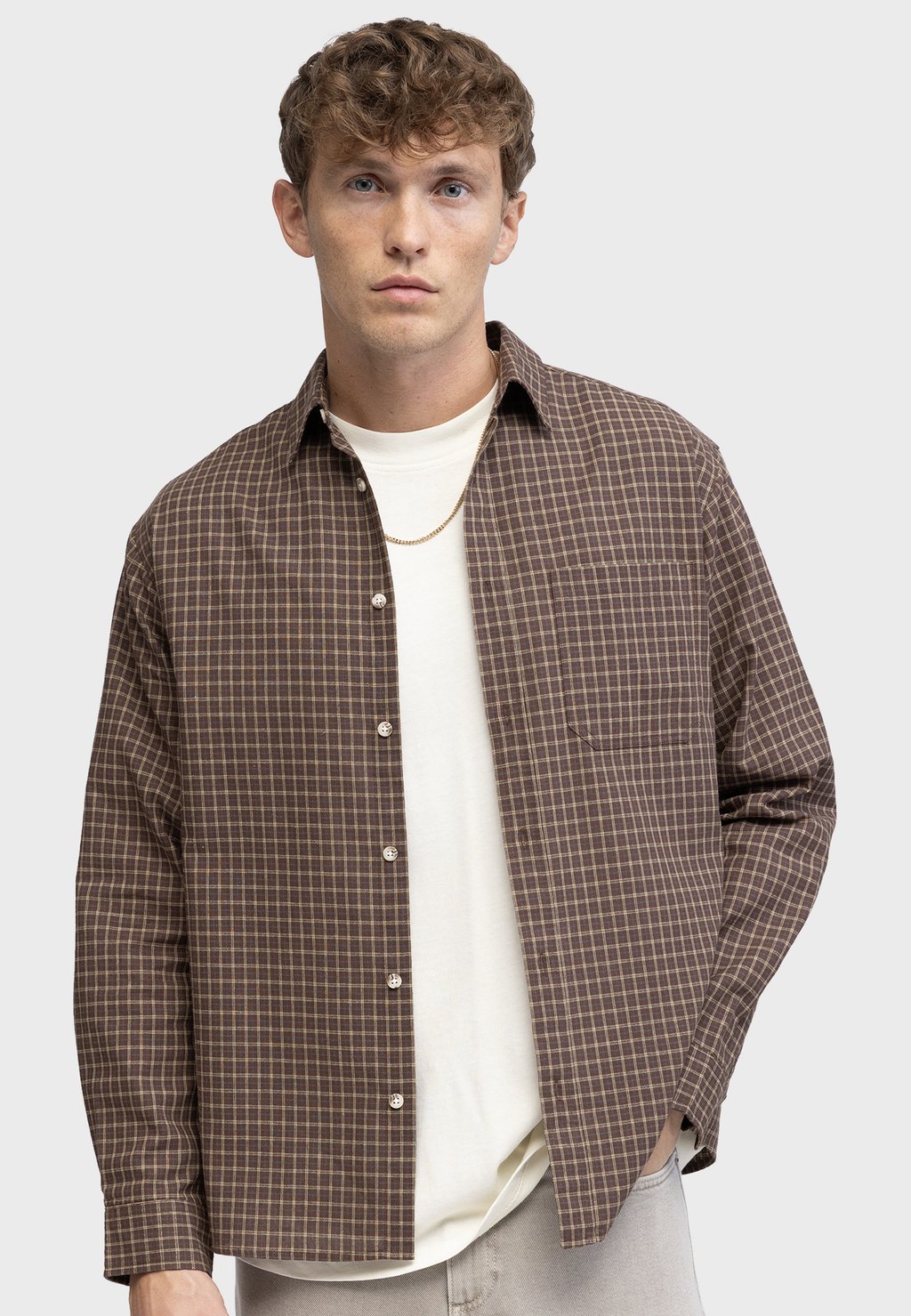 

Рубашка MIGUEL SHIRT BOXY FIT Redefined Rebel, коричневый