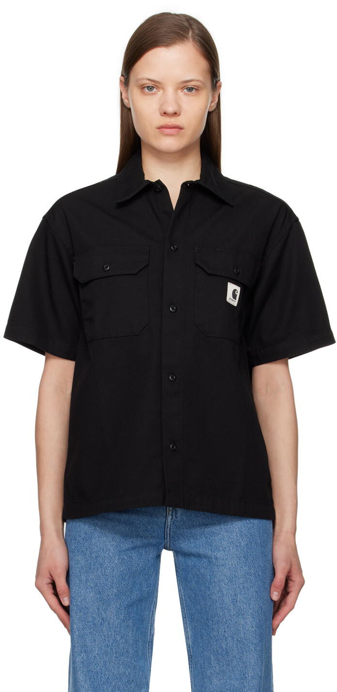 

Черная крафтовая рубашка Carhartt Work In Progress