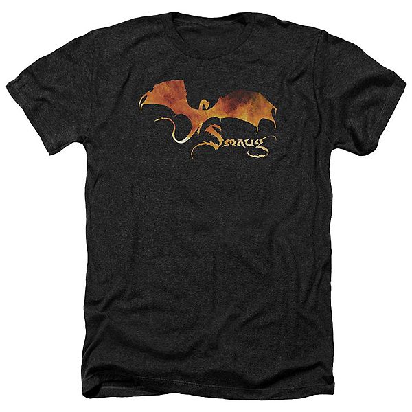 

Футболка Hobbit Smaug on fire adult heather Licensed Character