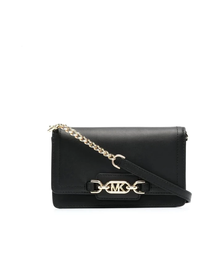 

Очень маленькая кожаная сумка через плечо Michael Kors, черный