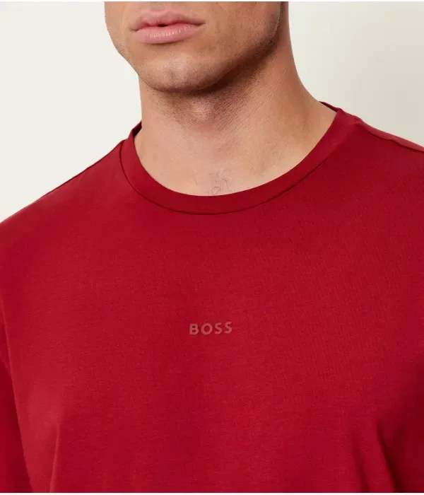 Футболка TChup relaxed fit Boss Orange, бордовый — фото 4