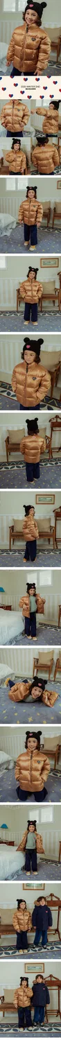 Детская базовая стёганая куртка бежевая от Belita&Boys — фото 3