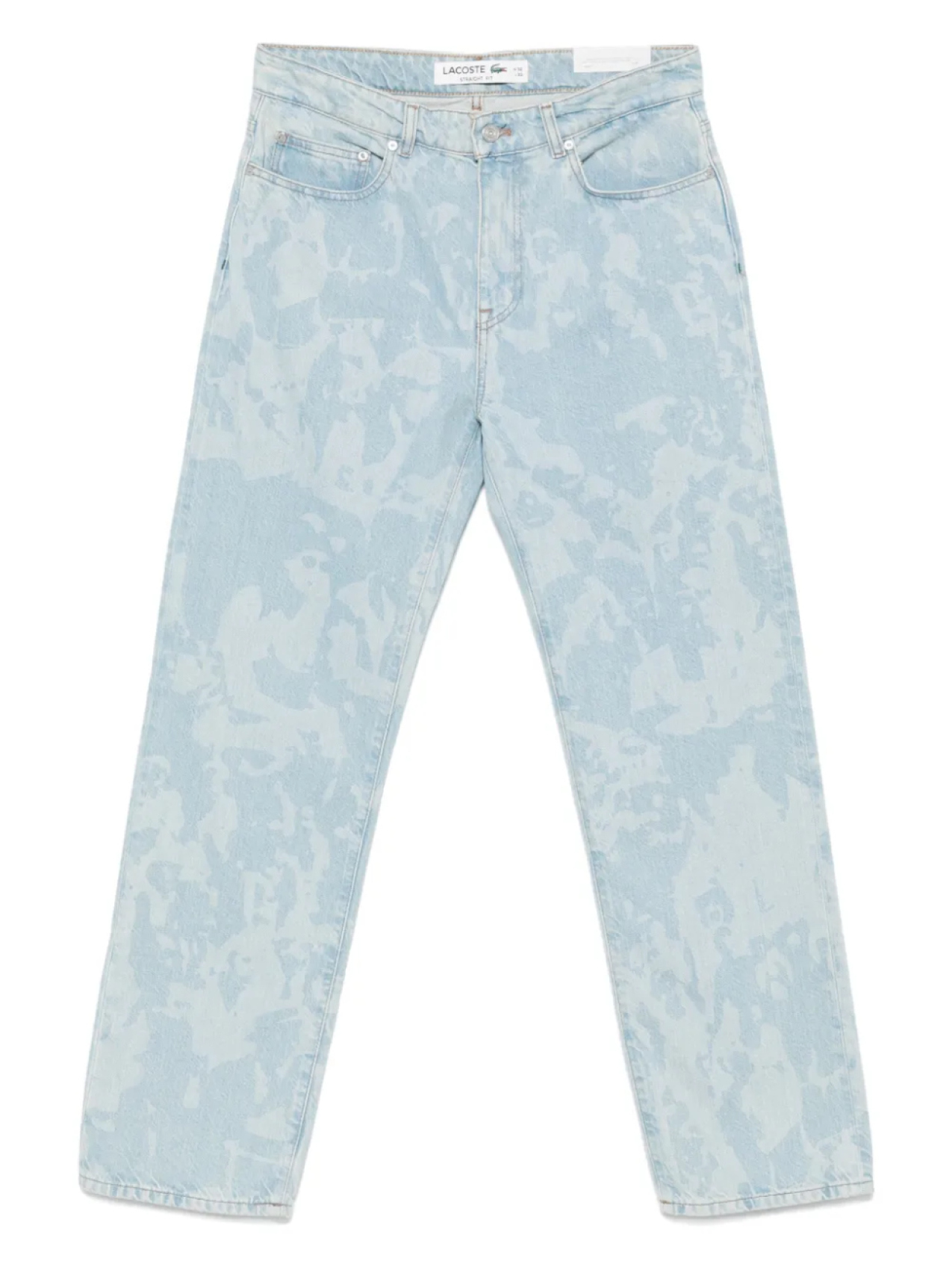 

Джинсы с абстрактным принтом Lacoste, синий