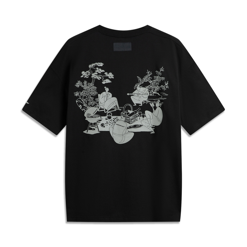 

LINING Футболка CF Tracing мужская black, Черный, LINING Футболка CF Tracing мужская black