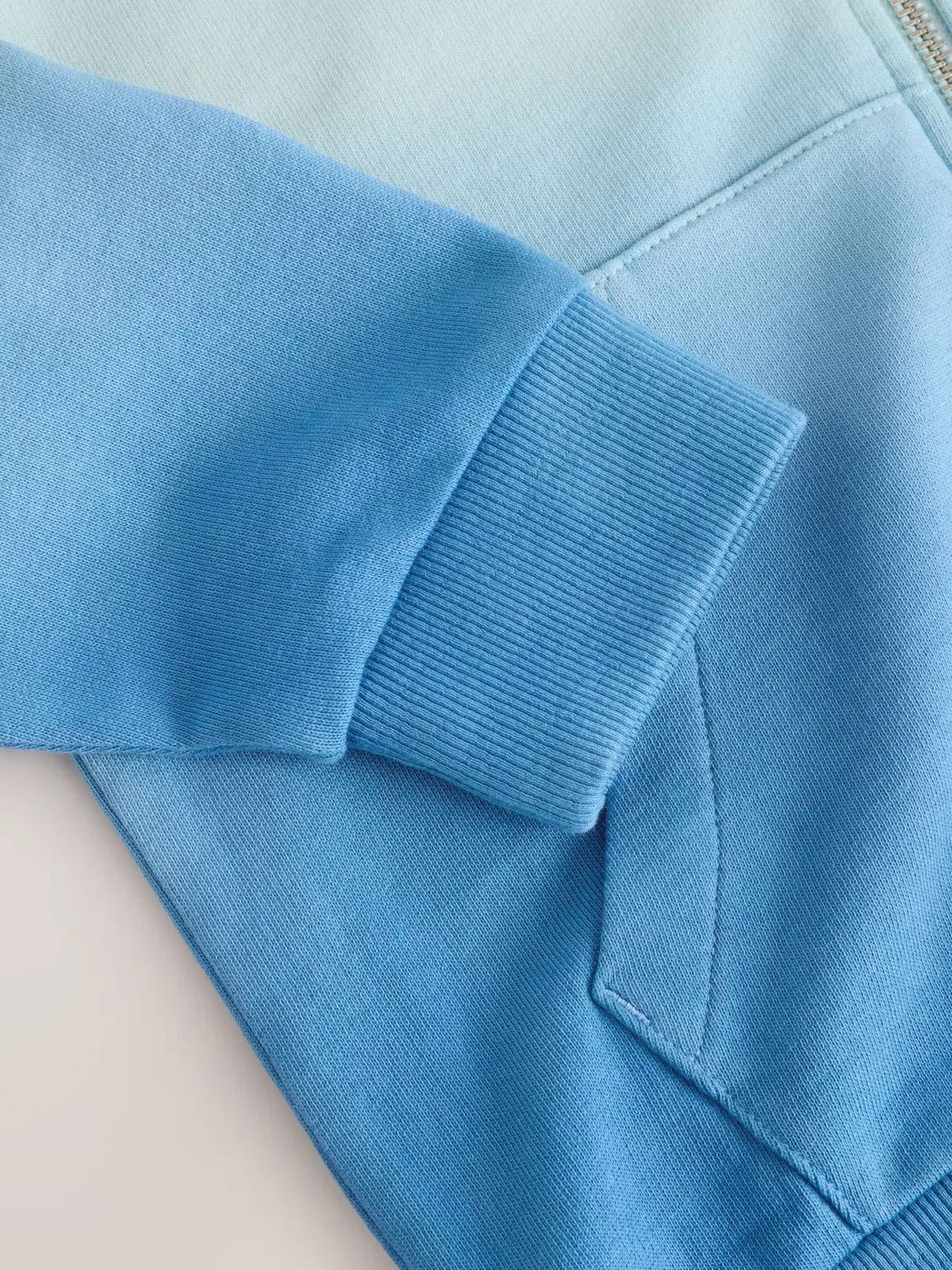 Толстовка на молнии Next, Royal Blue/Pastel Blue — фото 4