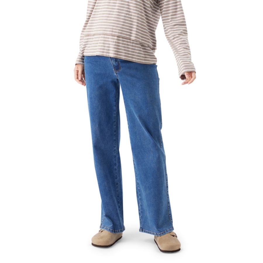 

Джинсы Кайла с широкими ногами Ripe Maternity, True blue