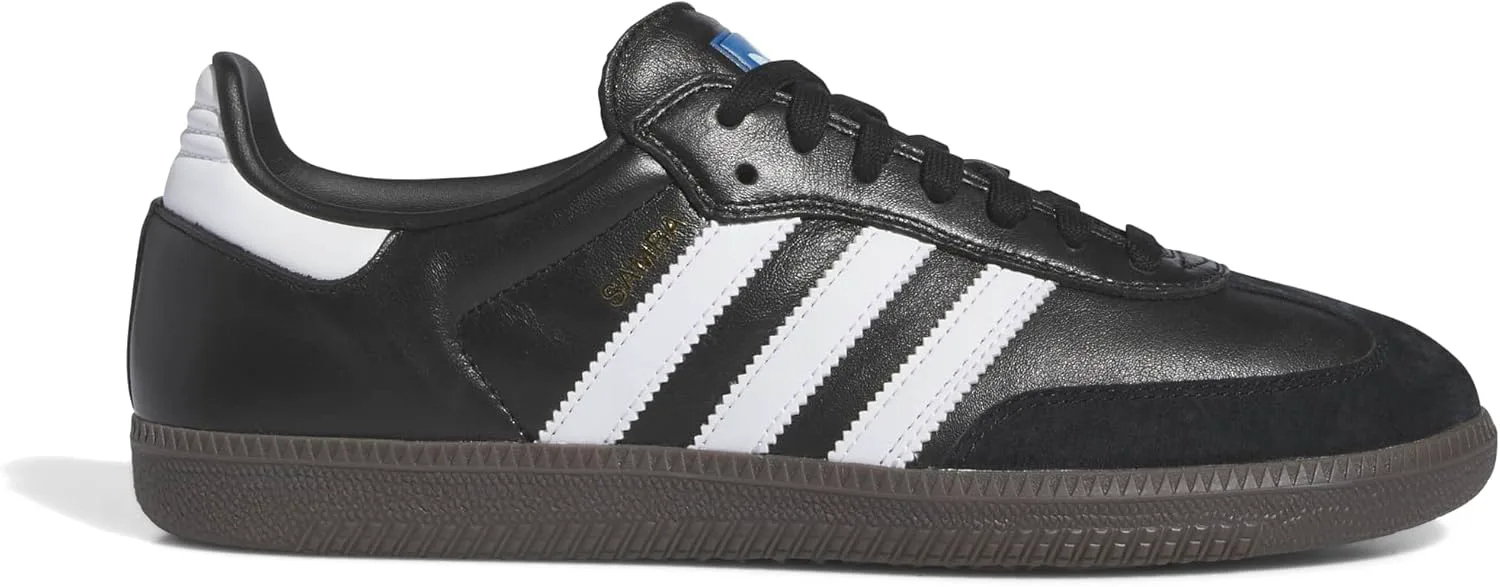 Мужские кроссовки Adidas Originals Samba ADV для скейтборда, черно-белый