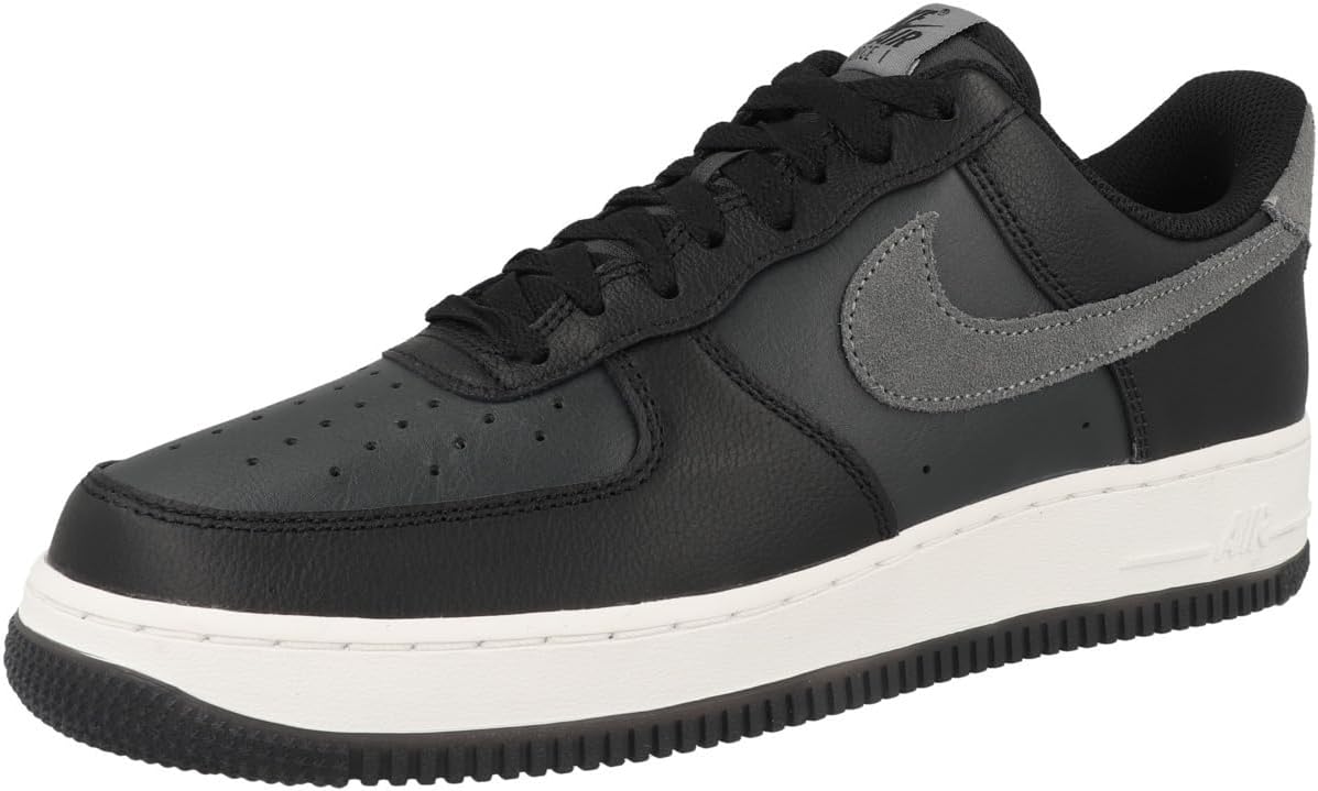 Мужские кроссовки Nike Air Force 1 '07 LV8, черный/серый/темно-серый — фото 4