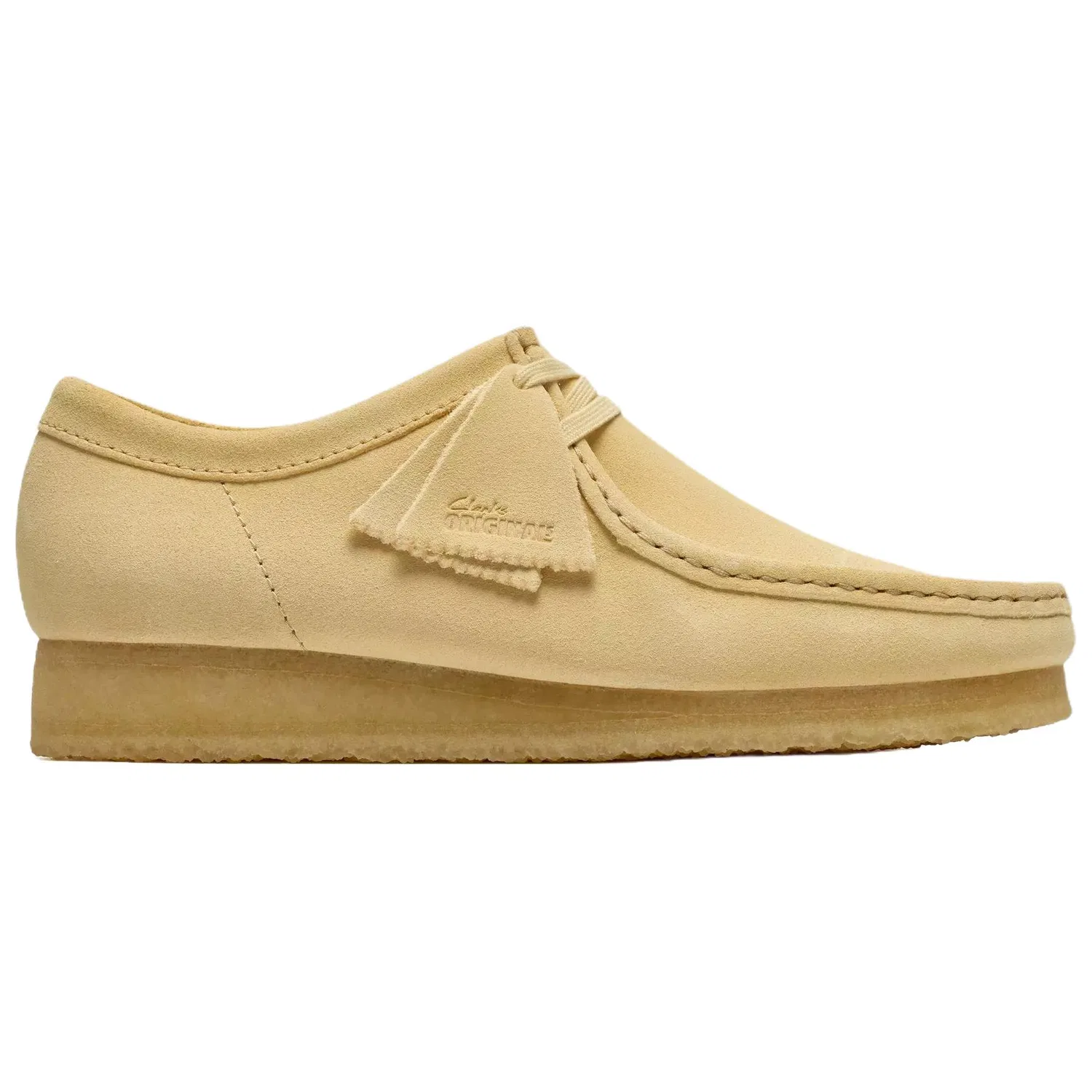Ботинки дезертные на шнуровке Clarks Light Yellow — фото 3