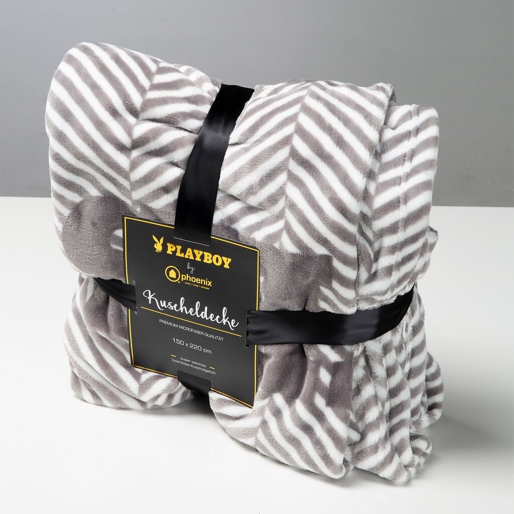 

Банное полотенце Rhomtuft FACE & BODY 70 X 190CM Цвет: белый PLAYBOY, серый