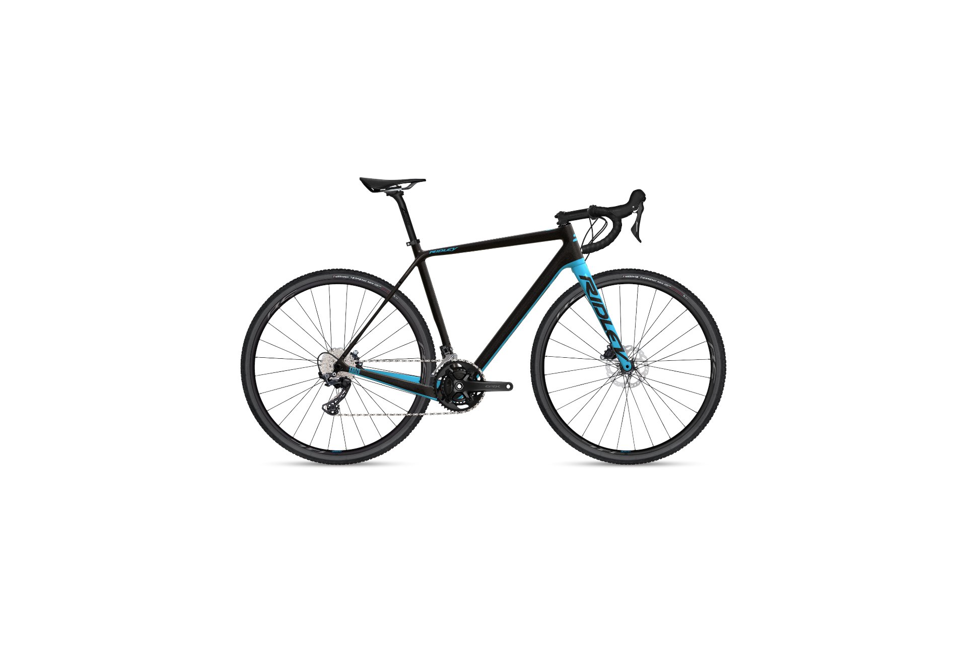 

Гравийный велосипед Ridley Kanzo c adventure - 28 дюймов - diamant, schwarz | 9 schwarz met. / 502 blue