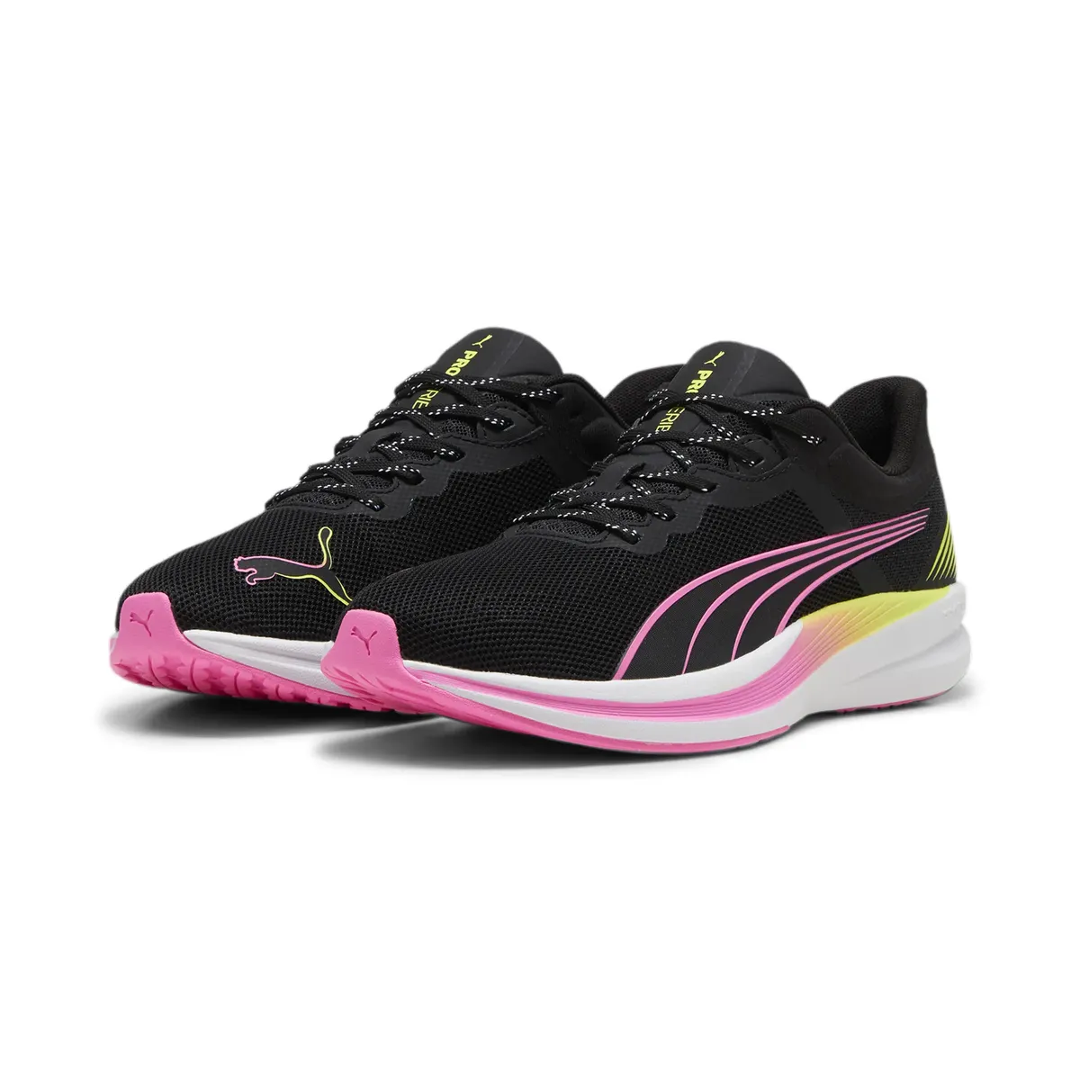 

Кроссовки PUMA "Redeem Profoam", цвет Puma Black- Puma White-Poison Pink