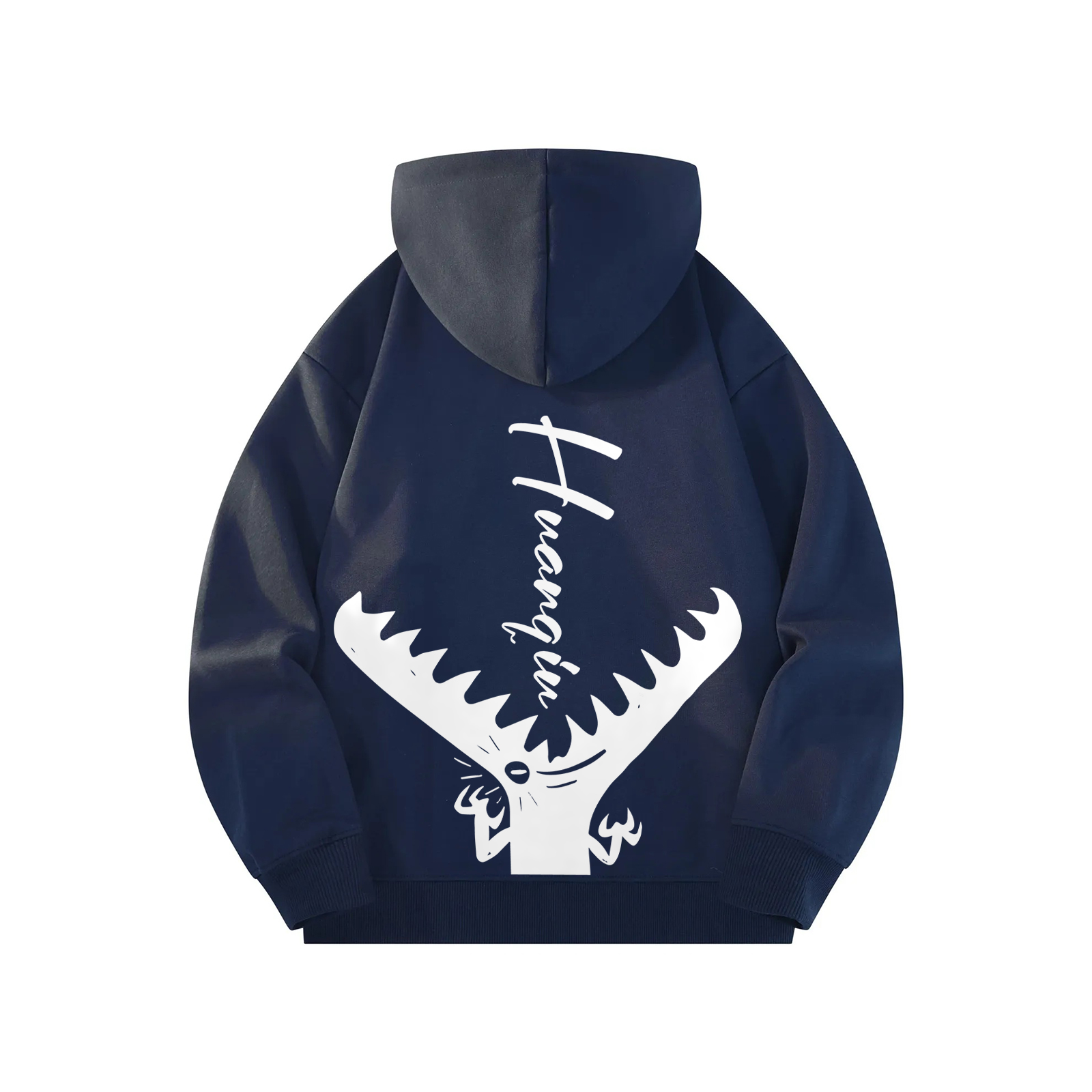 

Толстовка Unisex Hooded Moderate Heavyweight HUANQIU, темно-синий