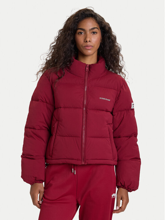 

Зимняя куртка regular fit W4BL20 WGII2 Guess Jeans, красный