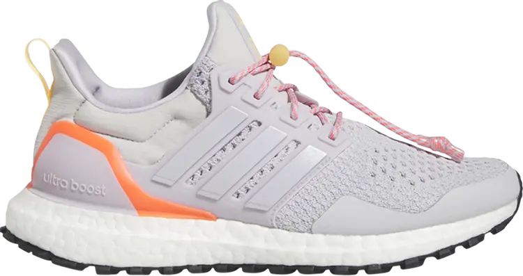 Кроссовки Wmns UltraBoost 1.0 'Toggle Lacing - Grey Solar Red', серый