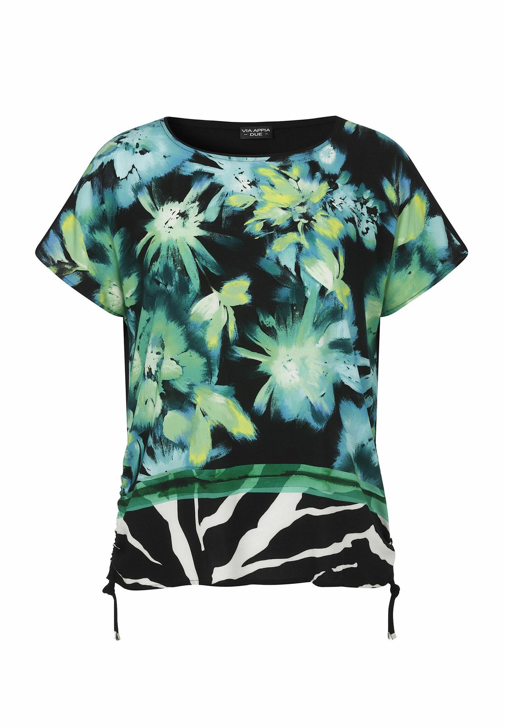 

Футболка с принтом Blouse Via Appia Due, черный