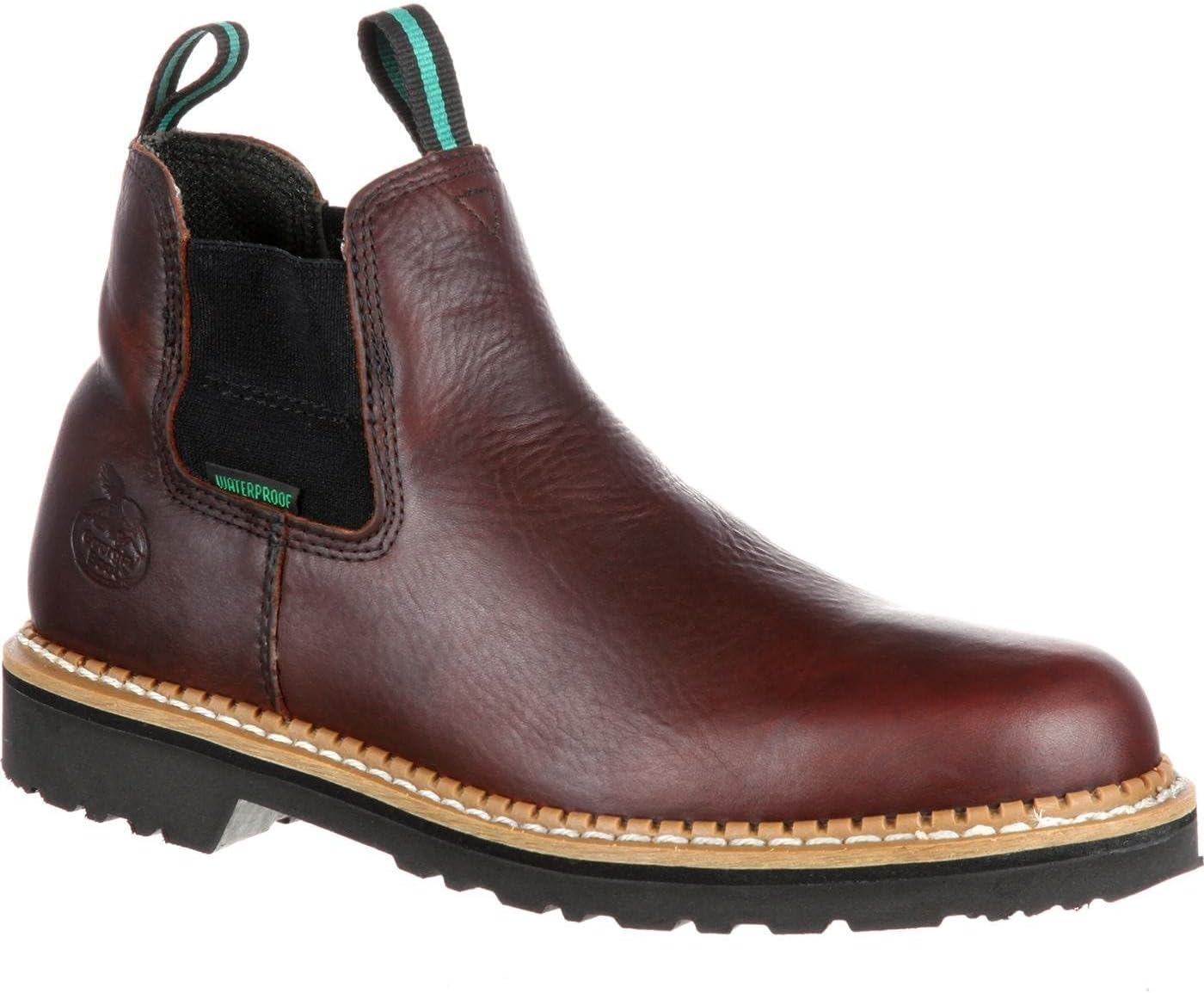 

Ботинки Georgia Giant High Romeo с водонепроницаемым стальным носком Georgia Boot, коричневый