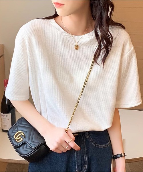 

Футболка с круглым вырезом, свободного кроя, с короткими рукавами MAISON DE THERESE, черная