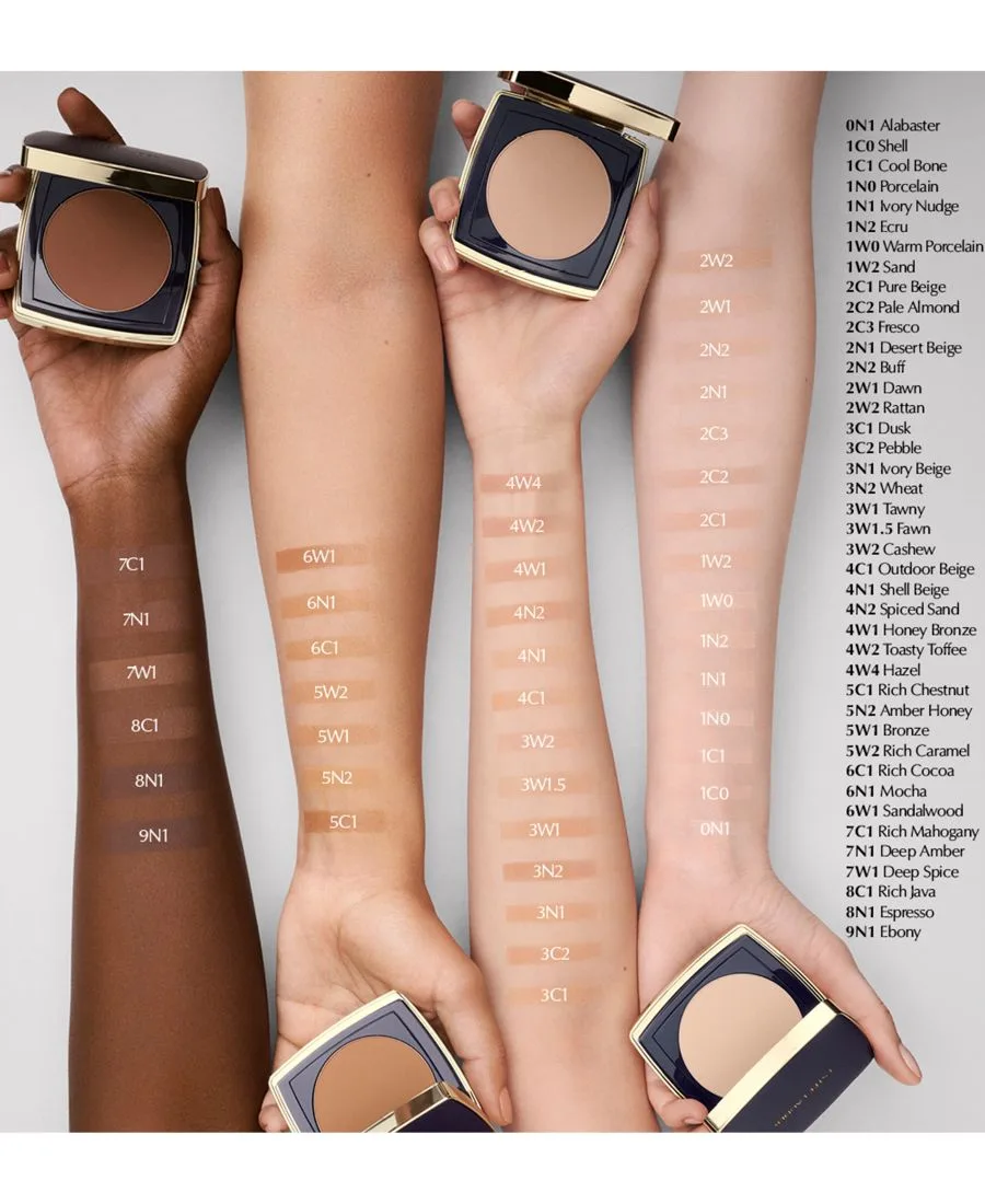 Сменный блок матирующей пудры-основы Double Wear Stay In Place Estée Lauder, 1W2 Sand Refill — фото 4