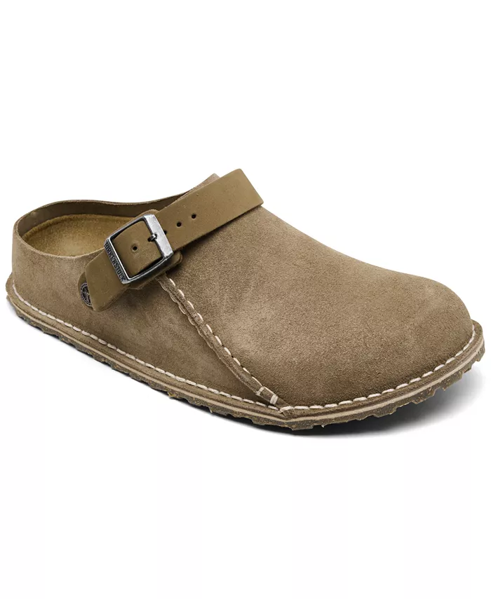 Женские замшевые клоги Lutry 365 от Finish Line Birkenstock, коричневый/бежевый