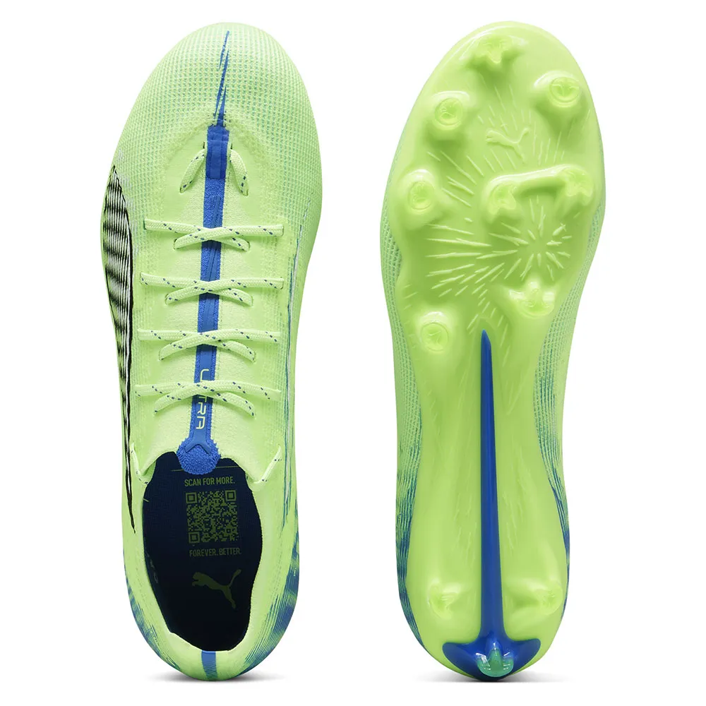 Футбольные бутсы Puma Ultra 5 Pro FG/AG, зеленый — фото 2