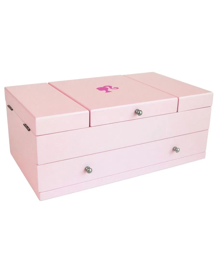 Деревянная шкатулка для украшений Barbie Baubles and Bling Mele & Co, розовый