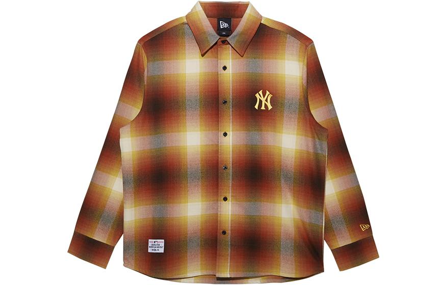 

New Era Рубашка унисекс оранжевая